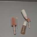 Momcozy Bottle Brush Kit with Push-Press Foam Design - Newborn Essentials Gift, Portable Cleaning Tool for Home & Travel, Baby Bottle Cleaner Brush for Breast Pumps & Nipples, Pink (Press Bubble Style)