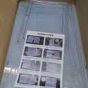 Storage Bins with Lids, 6 Pack Clear Plastic Storage Containers with Magnetic Acrylic Door, 19 Qt Stackable Storage Box for Home,Office Organizing