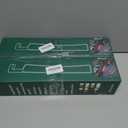 2 x 2PCS Car Seat Gap Filler Organizer with Charging Opening,Multifunctional Car Gap Filler Stop Things from Dropping,Universal Car Accessories Car Seat Storage Box for Phone Key Sunglasses (Black)