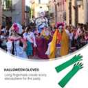 Halloween Claw Gloves with Nails Long Finger Scary Paw Gloves for Women Cosplay Costume Accessories