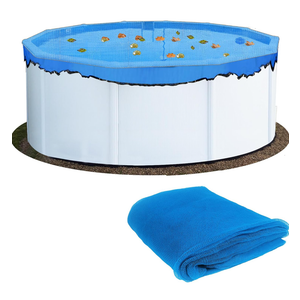 15ft Round Pool Leaf Net Cover for Above Ground Pool- Lightweight Durable and Easy Installation, Winter Cover Mesh Cover, Pool Safety Net, Protects Pool from Leaves and Debris 15ft Round Pool Leaf Net Cover for Above Ground Pool- Lightweight Durable and Easy Installation, Winter Cover Mesh Cover, Pool Safety Net, Protects Pool from Leaves and Debris