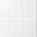LONGKING 10-Sheet Bright White Peel and Stick Backsplash for Kitchen Wall, Kitchen Backsplash Wall Tile, Waterproof Back Splash Stick on Tiles for Bathroom