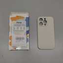 LOVE 3000 Designed for iPhone 15 Pro Case, Premium Silicone with [Soft Anti-Scratch Microfiber Lining] Shockproof Protective Phone Case for Men Women Girls 6.1", Stone