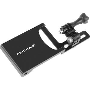 Aluminum Alloy Gimbal Splint Adapter Plate Updated Version Compatible for DJI MOZA/GPRO Series/EKEN Action Camera Stabilizers Action Camera Selfie Handle