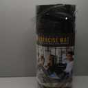 CAP Barbell 1-Inch High Density Exercise Yoga Mat with Strap | Multiple Colors (Black)