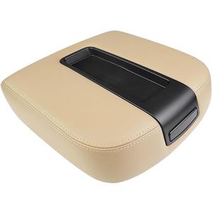 Center Console Armrest lid Cover Compatible with 2007-2013 Silverado Tahoe Suburba Avalanche Sierra Yukon XL Arm Rest Center Console Cover Lid, Replac OE 19328711, Beige