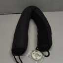 MAGZO Door Draft Stopper 36 Inches, Weighted Triangular Door Snake for Winter Noise Blocker with Hook Loops, Black