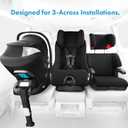 Clek Liing Infant Car Seat with Adjustable Load Leg, Compact, Lightweight Design, 7 Recline Positions, Easy-to-Use Rigid Latch, and Flame Retardant-Free (Vintage Ziip) Exp 03/03/2035