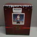 7FT Christmas Inflatable Outdoor Decoration Blow Up Santa Claus Hold Snowflake Yard Decor Built-in LED Lighted Xmas Garden Lawn Patio Party Holiday Ornaments