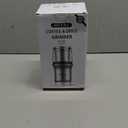 Secura Electric Coffee Grinder and Spice Grinder with 2 Stainless Steel Blades Removable Bowls