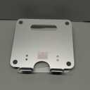 Nulaxy Fully Adjustable Laptop Stand for Desk, Dual Foldable Aluminum Computer Riser with Heat-Vent, Ergonomic Notebook Holder Portable Office Accessories Compatible with All 10-17" Laptops, Silver