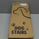 Aodisman 3-Step Dog Ramp and Stairs for Sofa and Chair - Non-Slip Sturdy Pet Steps for Small Dogs and Cats, 15.7" H, Grey