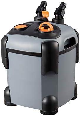 CANVUNTHY Aquarium External Canister Filter Ultra-Quiet Fish Tank UV Filter Water Circulation Turtle Tank Filter with UV Filters Media 171/225/266/317/397GPH (171GPH&UV)