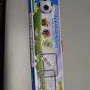 2-Pack Soccer Goal Set for Kids, Portable Soccer Goals with Ball & Pump - Indoor Outdoor Backyard Training Toy, Birthday Gift for Toddlers Boys Girls Ages 3-8, 23" W×18" H×12" D