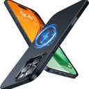 TORRAS Magnetic Slim Fit for iPhone 16 Pro Case, 6.3 inch, Ultra-Thin Case Compatible with MagSafe, Lightweight Matte Anti-Scratch Hard PC Cover Phone Case for iPhone 16 Pro OriginFit, Black