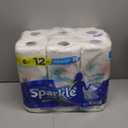 Sparkle Pick-A-Size Paper Towels, Spirited Prints, 6 Double Rolls = 12 Regular Rolls, Everyday Value Paper Towel With Full And Half Sheets