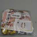 Extpro 10 Sets Graduation Candy Lei Making Kit, DIY Candy Lei Tubing Include 49ft Candy Lei Bags 147.6ft Ribbon 300Pcs Flower Pieces 10 Sheet Stickers for Graduation Congrats Celebrating Party (Gold)