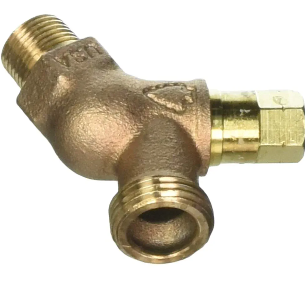 Eastman Male Loose Key Hose Bibb, 1/2 Inch MIP x MHT Connection, 20217