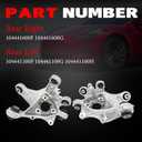 104441100F 104441600F Steering Knuckle Fit for Tesla M3 2017-2023 | Rear LH+RH Pair for Tesla Model 3 2017-2023, Driver & Passenger Side, BEV, OE 104441100G 104441600G 104441100H