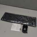 Logitech MK270 Wireless Keyboard and Mouse Combo for Windows, 2.4 GHz Wireless, Compact Mouse, 8 Multimedia and Shortcut Keys, 2-Year Battery Life, for PC, Laptop - Black