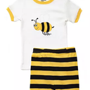 2 Pcs bee Clothes Outfit Fit Most 12-16 Inch (Bee Style,Yellow and Black)