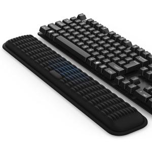 MEKASS Keyboard Wrist Rest, Soft Memory Foam Wrist Support for Keyboard, Keyboard Hand Rest Pad for Wrist Pain Relief, Keyboard Wrist Guard for Long Hours of Work, Gaming, StudyingClassic Black