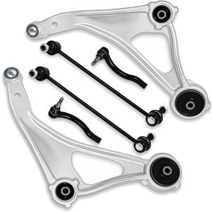 6Pc Front Lower Control Arm Stabilizer Bar End Link Tie Rod Fit for Nissan 2015 2016 2017 2018 Altima, 2016-2019 2020 2021 2022 2023 Maxima, K622838 K622839 K750094 K750095 ES801196 ES801197