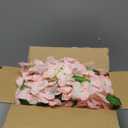 ZINHO 60 Branches Wisteria Hanging Flowers, Artificial Pink Wisteria Flowers Garland for Wedding Arch Ceremony Party Garden Home Backdrop Decor