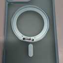 TOKVANZ for iPhone 16 Pro Max Case with 360 Rotatable Magnetic Ring Stand [Compatible Mag-Safe] [Military Grade Protection] Translucent Matte Phone Cases for Women Men 6.9'', Green