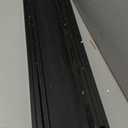 HOOBRO Floating Shelves, Wall Shelf Set of 3, 35.4 Inches Hanging Shelf with Raised Edge and Invisible Brackets, for Bathroom, Bedroom, Kitchen, Office, Living Room Decor, Black BK90BJ01