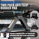 Scissor Jack for Car 2.5 Ton (5512 lbs) Multipurpose Universal Car Jack Kit with Rubber Jack Pad, Portable Spare Tire Changing Kit for Sedan SUV MPV Tesla