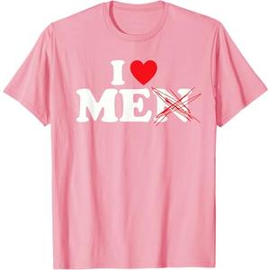 I Love Men X Me T-Shirt L