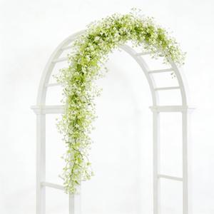 2PCS Babys Breath Artificial Flowers - RAINFLOW Flower Garland Artificial Flowers for Decoration Greenery Garland Fake Hanging Plant Garlands for Decoration Wedding Arch Table Wedding Decor 5.8FT