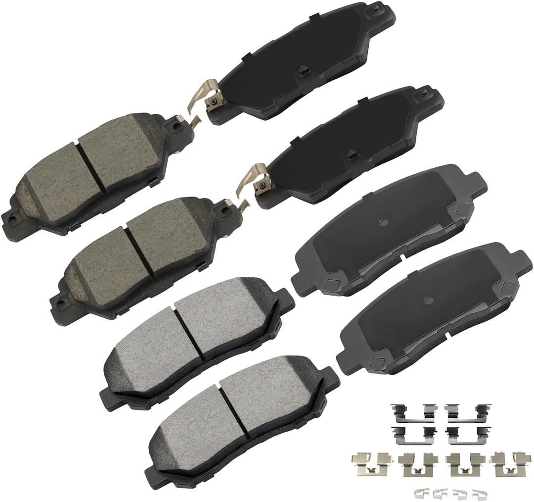 cciyu D1623 & D1846 Front & Rear Ceramic Disc Brake Pads Kit For Mazda CX-5 2016-2021