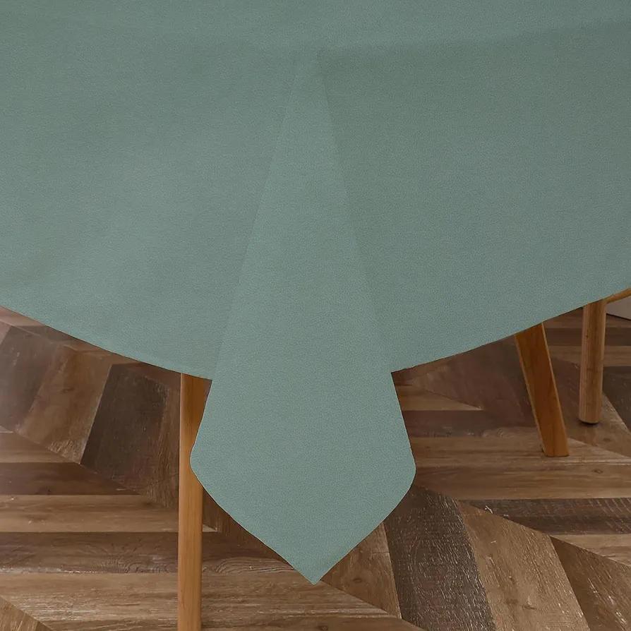 Majestic Giftware PU Faux Leather Rectangle Tablecloth | (TCE101-54200) Emerald Waterproof & Spill Proof Dining Table Cover | Decorative Washable Tablecloth for Home, Kitchen, Party (54X200)
