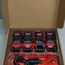 CRAFTSMAN CMXAZBS777 Black/Red 10-Piece Tie-Down Kit with Ratchet Straps, Bungees, Soft Loops and Storage Bag (1,500 lb Break Strength) - Cargo Management and Hauling