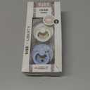 BiBS Liberty Pacifier 2-Pack, BPA Free Pacfiers with Natural Latex Round Nipple, Made in Scandinavia, Size 2 (6-18 Months), Eloise Blush