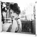 8.5x11 Acrylic Picture Frames Wall Mount Photo Frame Frameless Clear Floating Frame for Document Certificate Artwork (2 pack)