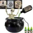 Cauldron Halloween DecorHalloween Decor Indoor Witches CauldronMagic Cauldron Floating Potion Bottle Cauldron
