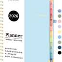 2026 Planner, Forvencer Calendar Planner Weekly and Monthly, Jan 2026-Dec 2026, 8.5" X 11", Hardcover Agenda Book, Daily Journal Organizer with Inner Pocket, Notebook for Office School, A4, Blue