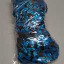 Mens Joe Shiny Sequins Shirt Button Down Dress Costume Shirt (Large, Blue)