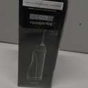 AquaSonic Icon Water Flosser for Teeth  Cordless Rechargeable Oral Irrigator  Waterproof, Portable Dental Cleaning with Jet Tip  Braces Home Travel - Onyx