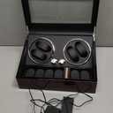Watch Winder, Watch Rotating Display Case,4 Automatic Watch Winder with 6 Storage Case