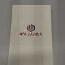 Pack of 2 Bouvardia for iPhone 16 Pro Case, Girly Shockproof Protective Phone Case & White Clouds Design, Aesthetic Cute Pink Glitter Cover from Talented Designer for Women and Girl