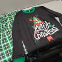 VS&LLWQ Family Christmas Pjs Matching Sets Christmas Pajamas for Family Christmas Elf Pjs Holiday Xmas Jammies Set(AB7-Men, Medium)