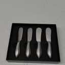 WoneNice Spreader Knife Set, 4-Piece Cheese and Butter Spreader Knives, One-piece Stainless Steel, Gifts for Mothers Day/Birthday/Parties/Wedding/Bridal Shower/Housewarming/Thanksgiving/Christmas