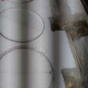 LMS Gold Bathroom Vanity Light Fixtures, 3 Light Bathroom Light Fixtures with Clear Glass Shade, LMS-108