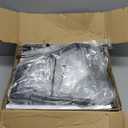 HIGDBFE Dresser with Mirror, 4 Drawers Dresser with 2Tier Shelves, Freestanding Fabric Chest of Drawers for Small Space, Tall Narrow Nightstand Vanity for Bedroom, Hallway, Dorm, Rustic Brown, 15.3"W