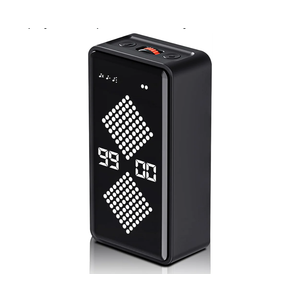 Digital Hourglass Timer, Magnetic Visual Focus Timers with Adjustable Alarm Volume & LED Display, Desk Flip Timer for Study, Work, Kitchen