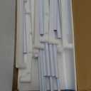 3-Tier Metal Toilet Shelf, Freestanding Space-Saving Toilet Storage Rack, Tall Bathroom Shelf, Suitable for Most Toilets, Suitable for Bathrooms, Laundry Rooms, White (Carbon Steel)